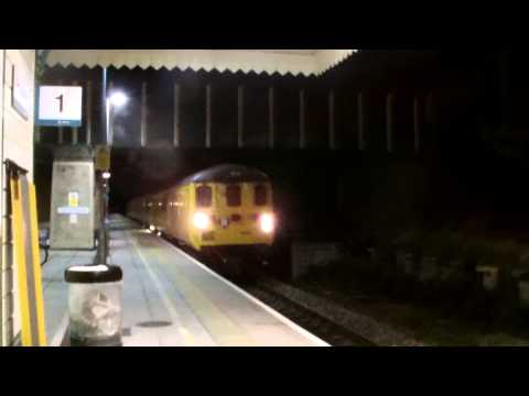 Prestatyn 6.11.2014 - Network Rail 31233 & DBSO 9708 on Bangor to Crewe test train