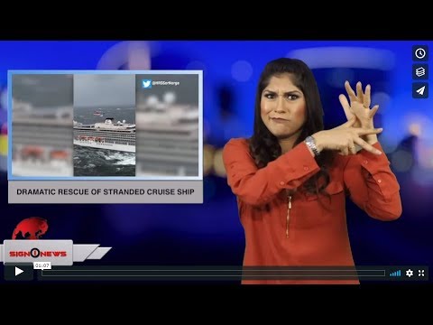 Dramatic rescue of stranded cruise ship (ASL - 3.24.19)