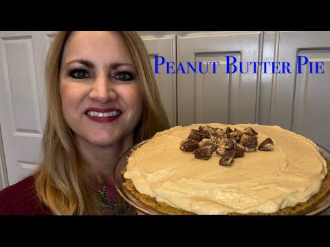 Perfect Peanut Butter Pie - EASY! 3 Steps! NO BAKE!