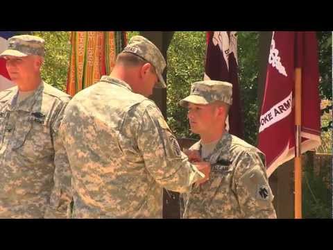 45th IBCT Members receive Purple Hearts and Bronze Star Medals