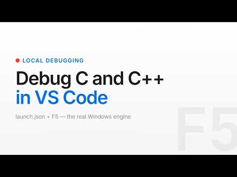 Debug a local program