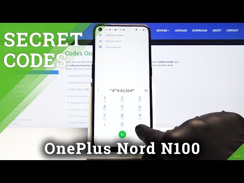 Secret Codes for OnePlus Nord N100 – Testing Mode / Battery Info / Calendar Storage
