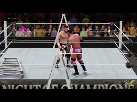 WWE 2K16 Sami Zayn vs Eric Young Ladder Match NXT Championship