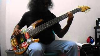 The Kovenant -  Bizarre Cosmic Industries (bass cover) solo