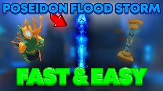 How To Complete POSEIDON STORM OF FLOOD in FISCH Roblox! (FASTEST GUID
