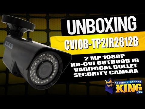 Unboxing - 2MP 1080p HD-CVI Outdoor IR Varifocal Bullet Security Camera - CVIOB-TP2IR2812B