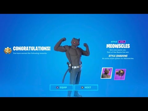 How To unlock The Shadow And Ghost Meowscles On Fortnite
