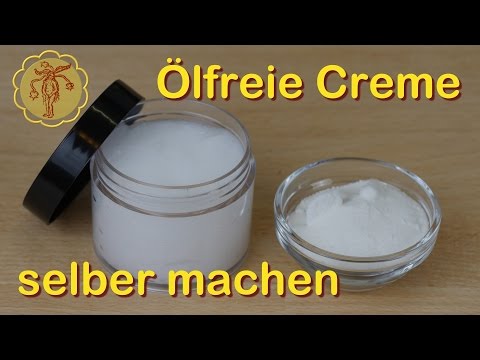 Ölfreie Creme selber machen