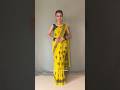Daily Wear Saree Draping Perfect Pleats Shorts Saree Sareelove GroomingwithUtkarsha