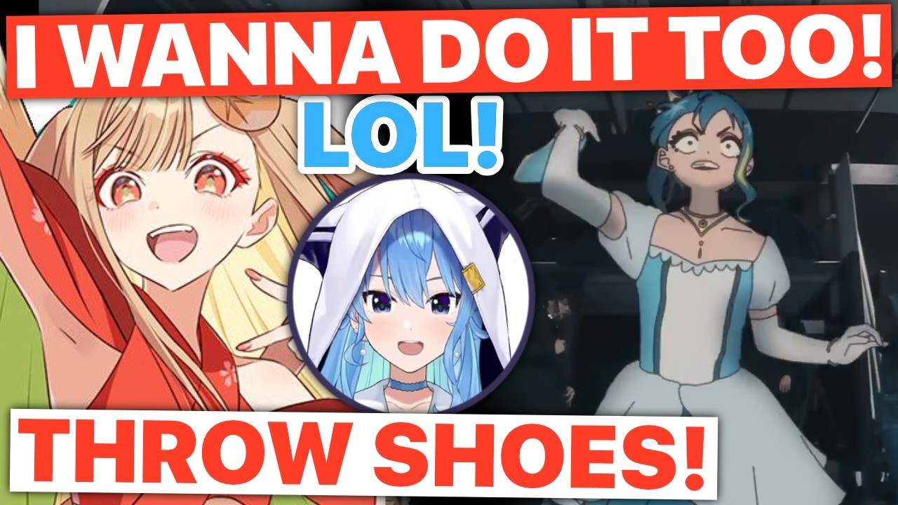 Kaguya Wants To Throw Shoes Like Suisei Too (Cosmic Princess Kaguya & Hololive) [Eng Subs]