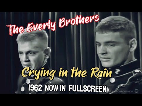 The Everly Brothers TV Crying in the Rain. Marines  Uniforms 1962  Fullscreen.