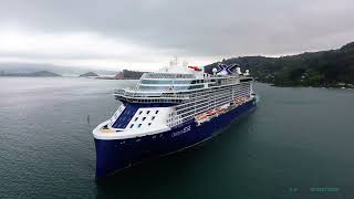 Celebrity Edge, Departing Dunedin, 5th November 2025