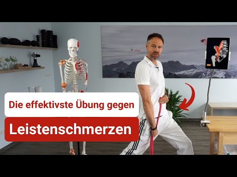 Leistenschmerzen beseitigen - Mache diese Übung täglich für 2 Minuten ✅