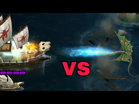 Harmhug VS Fleet 49 - Defending Berk - Dragons:Rise of Berk
