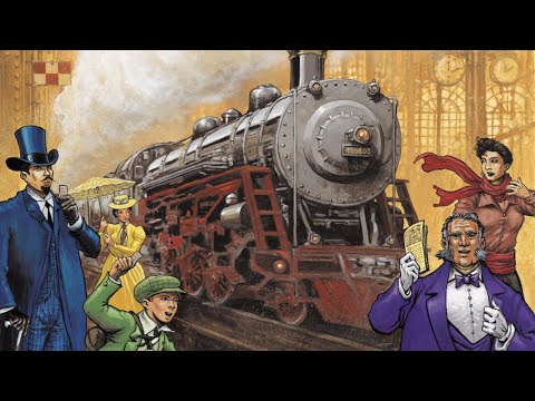Ticket to Ride Board Game Atmosphere Music (Main Theme with Ambient Sound)