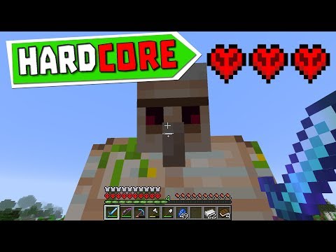 GOLEĞĞĞĞM - Minecraft HARDCORE Survival Bölüm 19