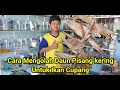 Cara Mengolah Daun Pisang Kering Untuk Ikan Hias