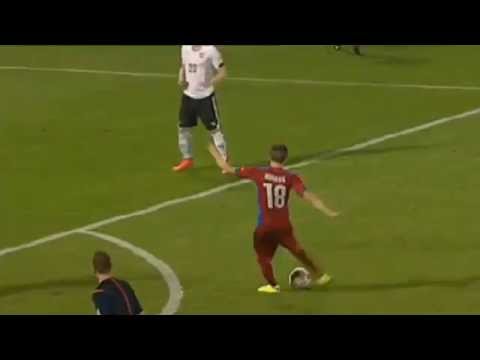 Horava T incredible goal~ ( Czech Republic 1 - 2 Austria ) 3.6.2014