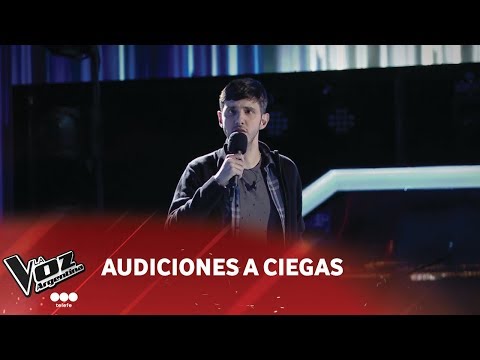 Lucas Belbruno - "Zamba para olvidar" - Daniel Toro - Blind Auditions - La Voz Argentina 2018