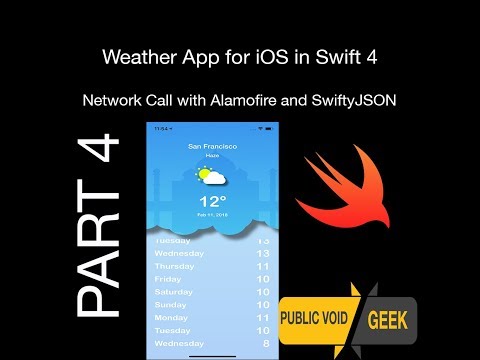 How to build a weather app for iOS in Swift 4 Part 4