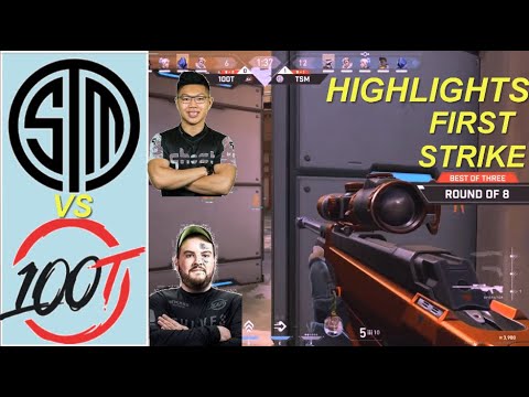 TSM vs 100T - ALL HIGHLIGHTS - Quarterfinals - First Strike NA Qualifier VALORANT