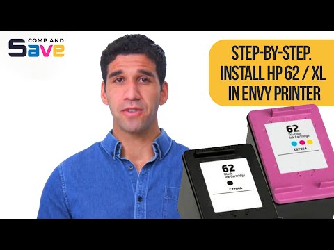 How to refill a HP 62 & HP 62xl Black ink cartridge 