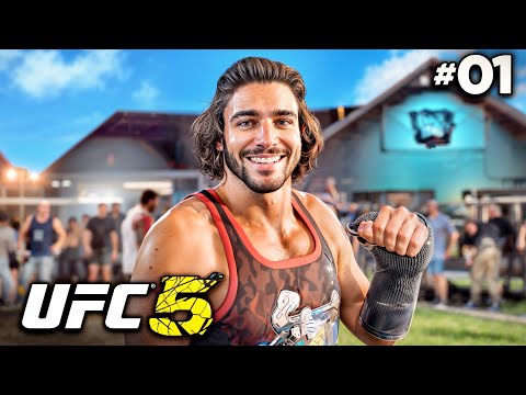 O INICIO DA LENDA - UFC 5 Modo Carreira - Parte 1
