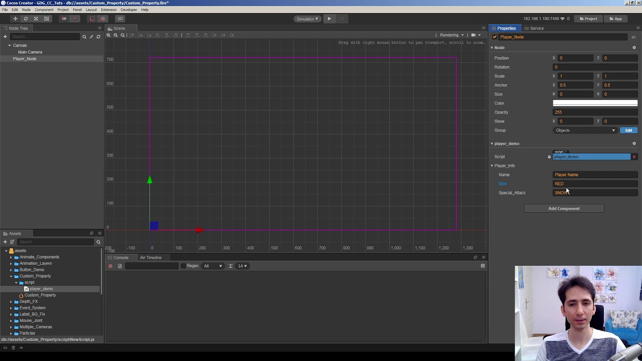 Cocos Creator - Custom Property Type