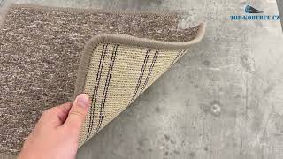 Koberec TIMZO Mammut 8016 šíře 4m hnědý