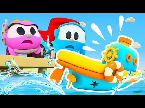 Leo und Co. - Der Bootskran - Neue Folge | Leo der Lastwagen