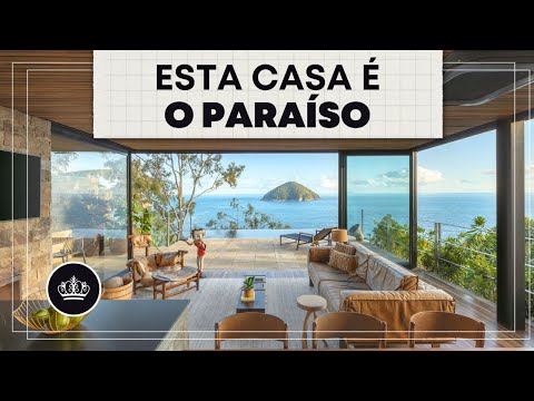 A house suspended over the sea where architecture and technology walk hand in hand.