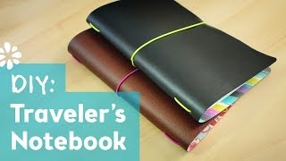 DIY Midori Style Traveler's Notebook | Sea Lemon