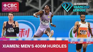 World lead in stacked men’s 400m hurdles at Xiamen Diamond League