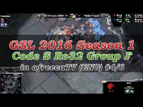 [GSL 2016 Season 1] Code S Ro32 Group F in AfreecaTV (ENG) #4/6