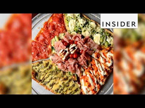 Geometric pizzas are perfect for sharing