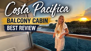  Balcony Cabin on Costa Pacifica cruise ship