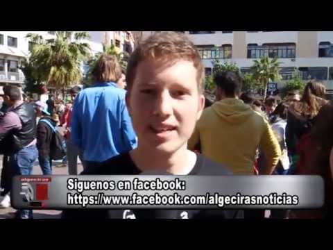 Los estudiantes de Algeciras protestan contra las reformas educativas