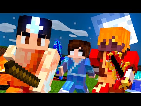 Volví Minecraft una GUERRA de ELEMENTOS