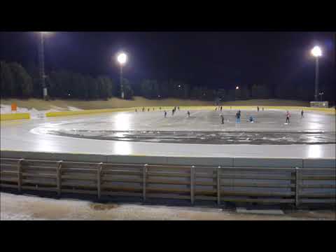 Hel isflate på Leangen er ferdiglagt og klar til bruk