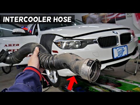 BMW INTERCOOLER HOSE REMOVAL REPLACEMENT BMW F30 F31 F34 BMW 328i 320i