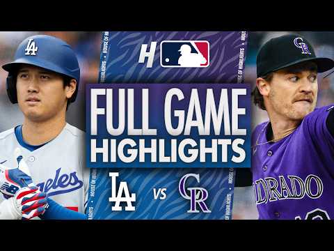 콜로라도 VS LA다저스 MLB 하이라이트