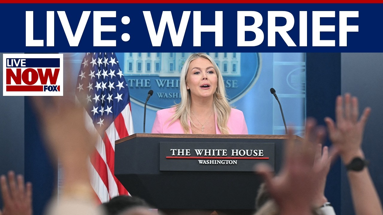 LIVE SOON: Karoline Leavitt holds White House press briefing as US strikes Iran for 12th day