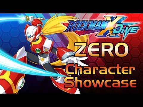 Mega Man X DiVE Beta - Zero Showcase: Gameplay, Skills & 3D Model