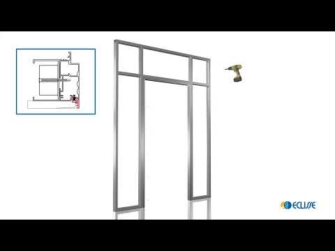 How to install a flush-to-the wall door panel | ECLISSE Syntesis Areo