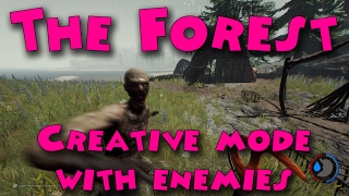 The Forest - Creative mode with enemies