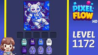 Pixel Flow Level 1172 Solution Walkthrough