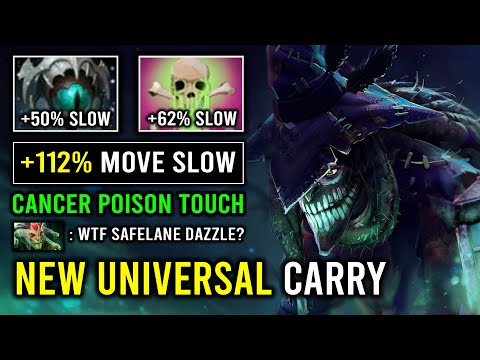 NEW Universal Carry +112% Slow Poison Touch Imba Safelane Dazzle 7.33d Dota 2