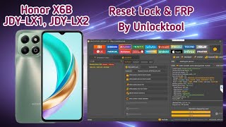 Honor X6b JDY LX1, JDY LX2 Reset Lock & FRP By Unlock tool