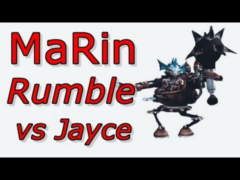 LOL Pro - SKT T1 MaRin - Rumble vs Jayce - Korea SoloQ (Highlights)