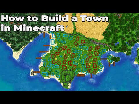 How to build an Awesome Town in Minecraft 1.15 Vanilla